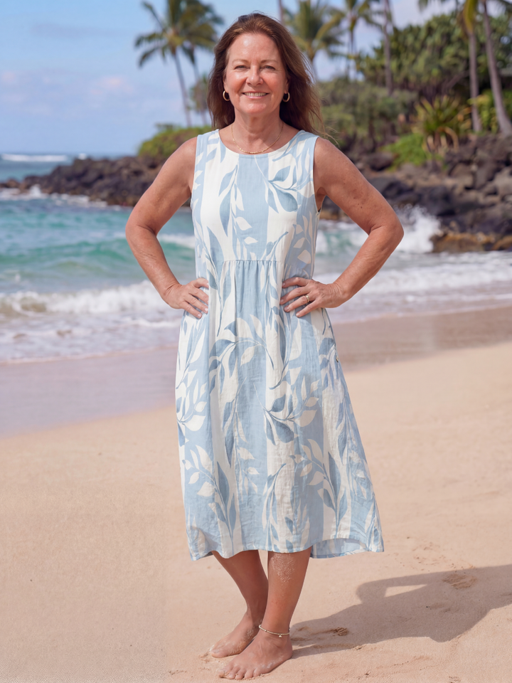 Kamilia | Vestido Midi Quiet Shore