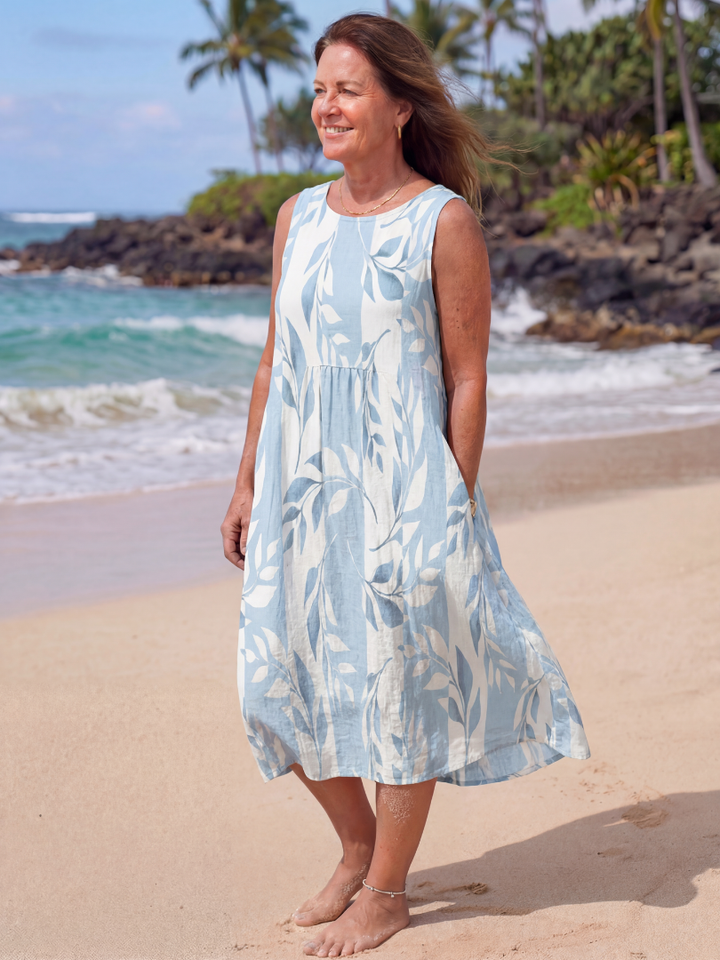 Kamilia | Vestido Midi Quiet Shore